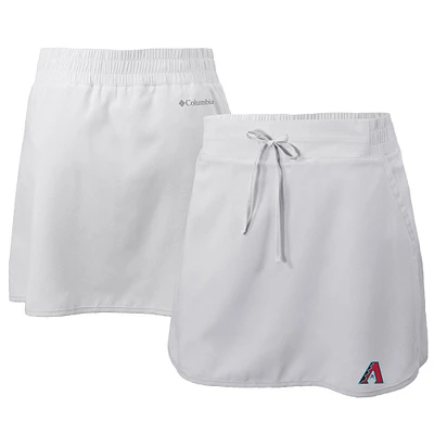 Women's Columbia White Arizona Diamondbacks Omni-Wick Lakewood Pines Skort