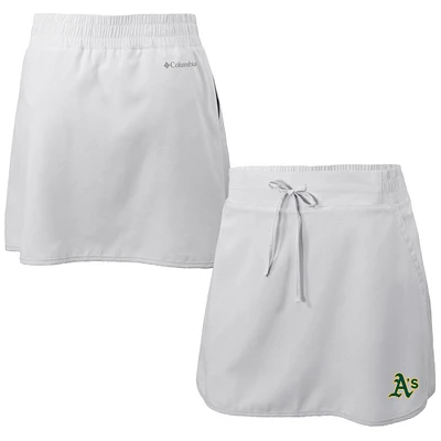 Women's Columbia White Athletics Omni-Wick Lakewood Pines Skort