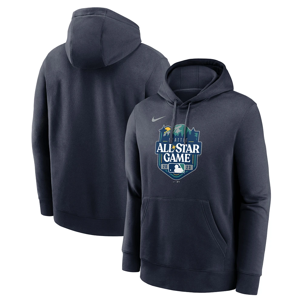 Men's Nike Navy 2023 MLB All-Star Game Logo Pullover Hoodie