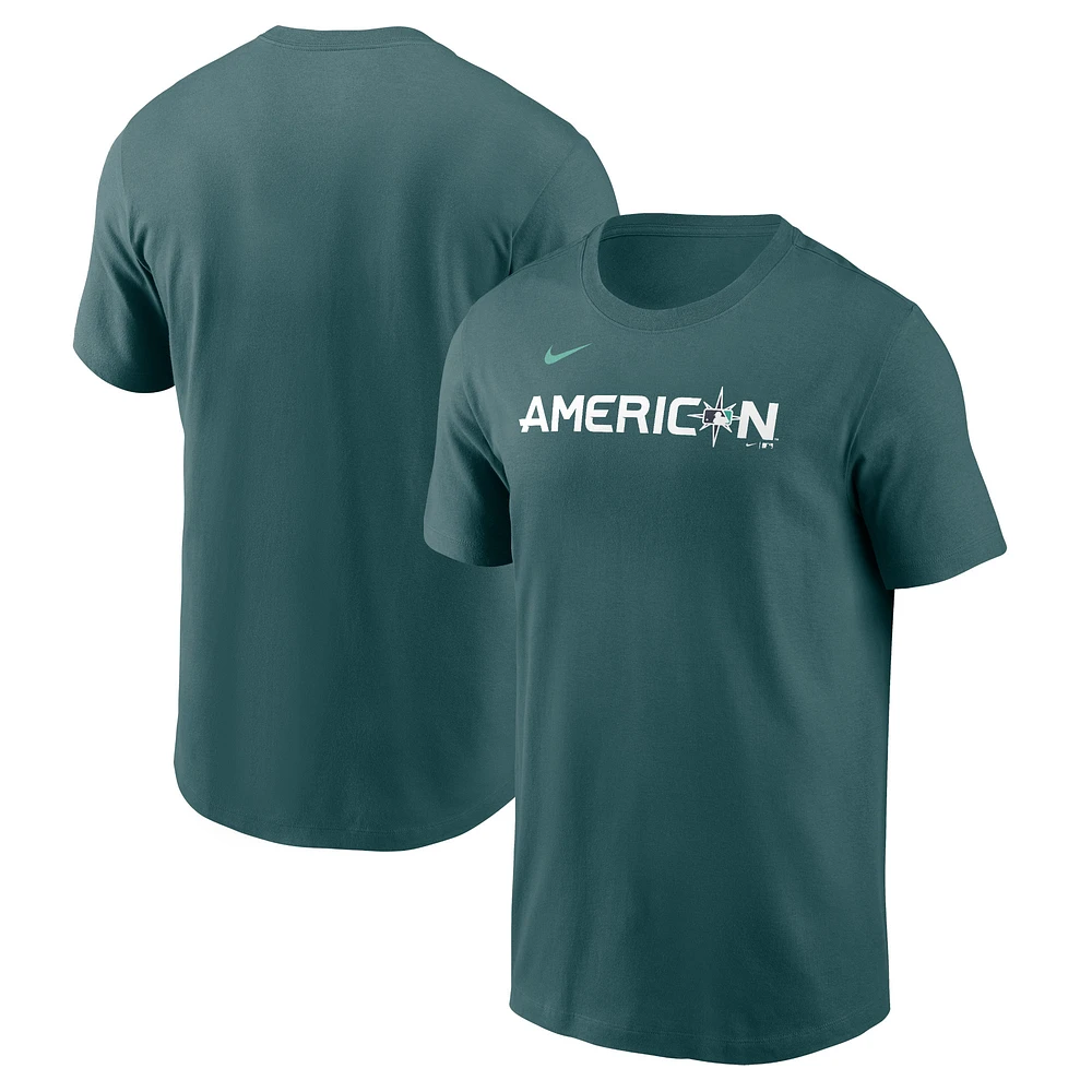 Men's Nike Teal 2023 MLB All Star Game Wordmark T-Shirt