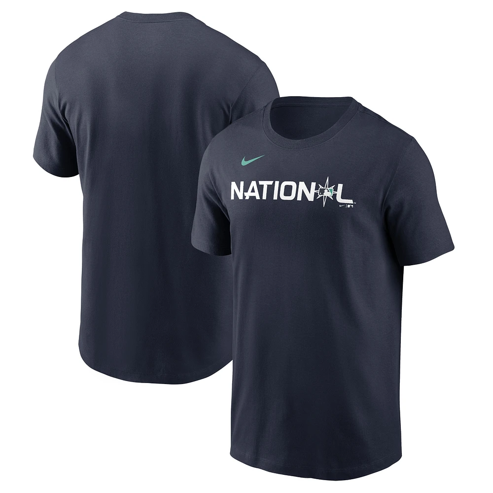 Men's Nike Navy 2023 MLB All Star Game Wordmark T-Shirt