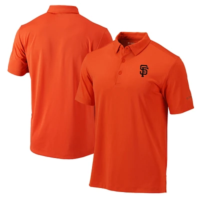 Men's Columbia Orange San Francisco Giants Omni-Wick Drive Polo