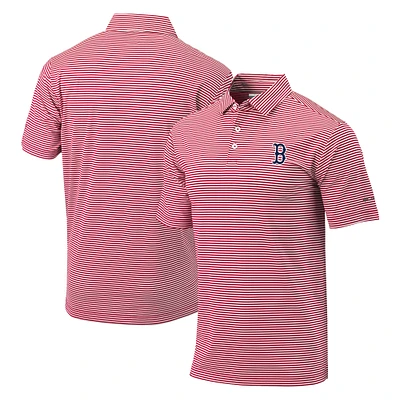 Men's Columbia Red Boston Sox Golf Club Invite Omni-Wick Polo