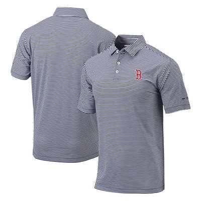 Men's Columbia Navy Boston Red Sox Golf Club Invite Omni-Wick Polo
