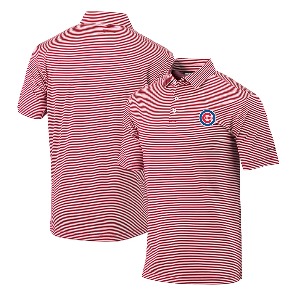 Men's Columbia Chicago Cubs Golf Club Invite Omni-Wick Polo