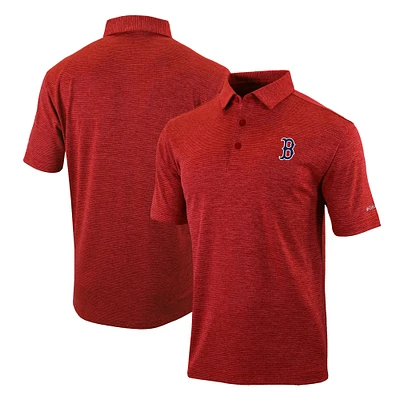 Men's Columbia Red Boston Red Sox Omni-Wick Polo