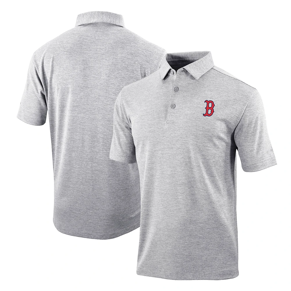 Men's Columbia Gray Boston Red Sox Omni-Wick Polo
