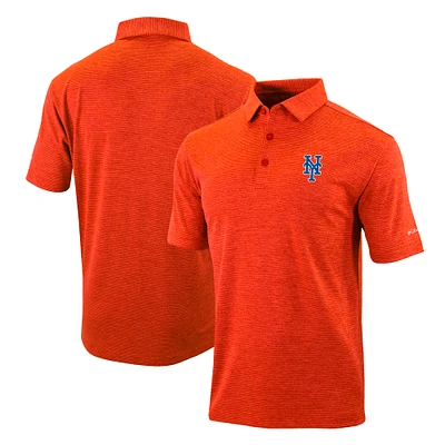 Men's Columbia Orange New York Mets Omni-Wick Polo