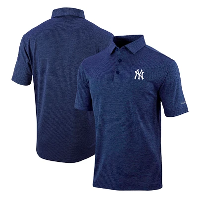 Men's Columbia Navy New York Yankees Omni-Wick Polo