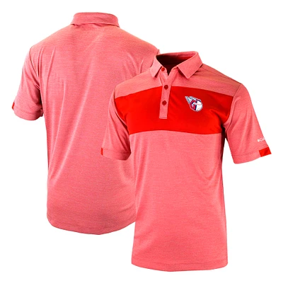 Men's Columbia Red Cleveland Guardians Omni-Wick Total Control Polo