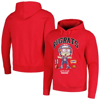 Men's Freeze Max Red Rugrats Graphic Pullover Hoodie