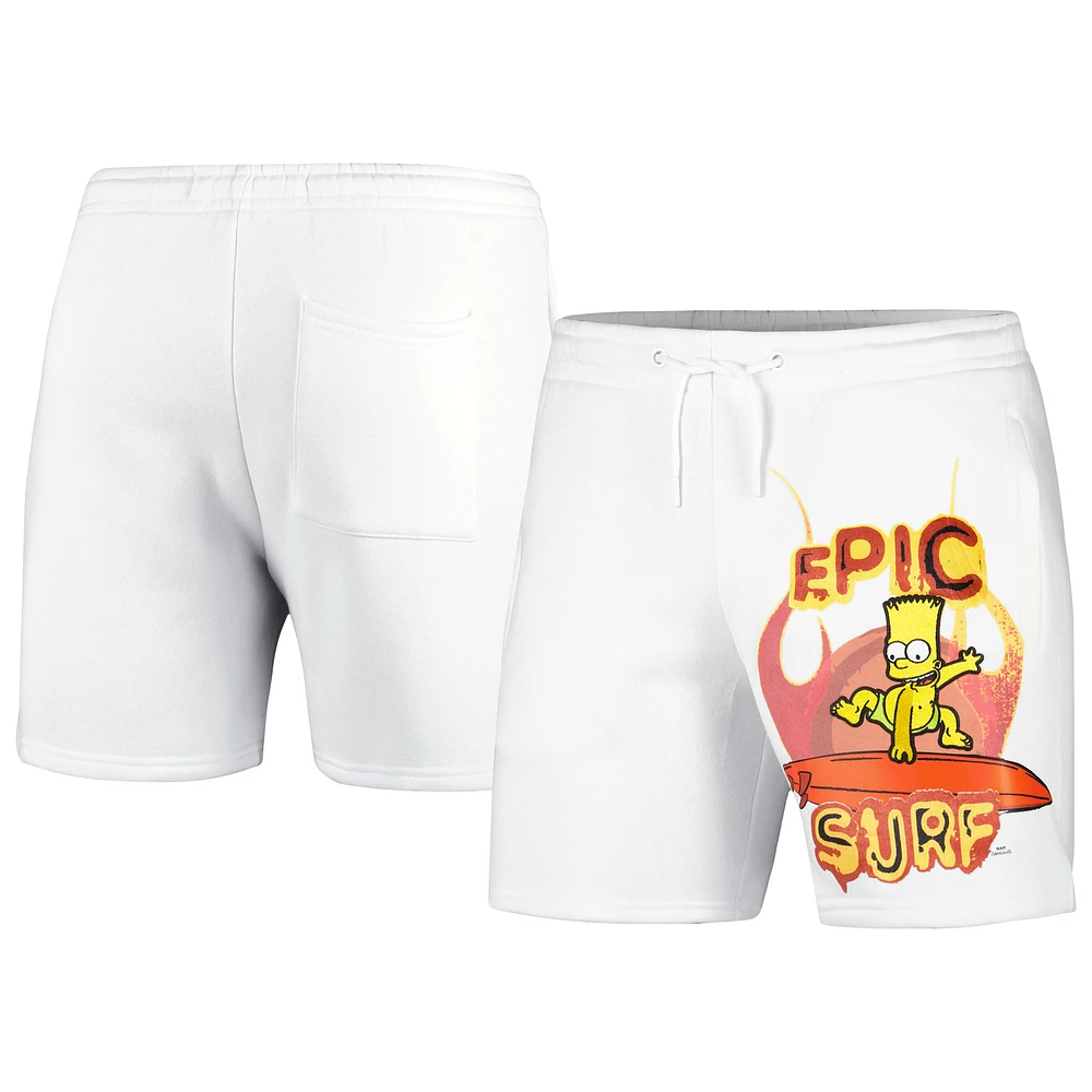Men's Freeze Max White The Simpsons Shorts