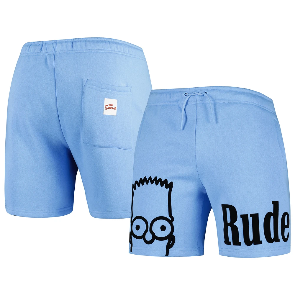 Men's Freeze Max Blue The Simpsons Rude Shorts