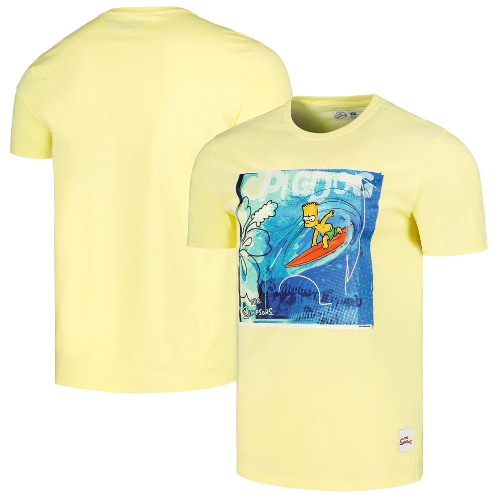 Unisex Freeze Max Yellow The Simpsons T-Shirt