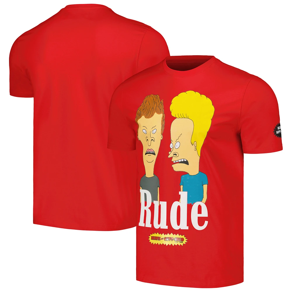 Men's Freeze Max Red Beavis and Butt-Head T-Shirt