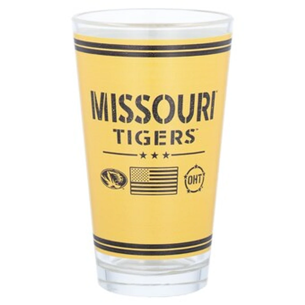Missouri Tigers 16oz. OHT Military Appreciation Pint Glass