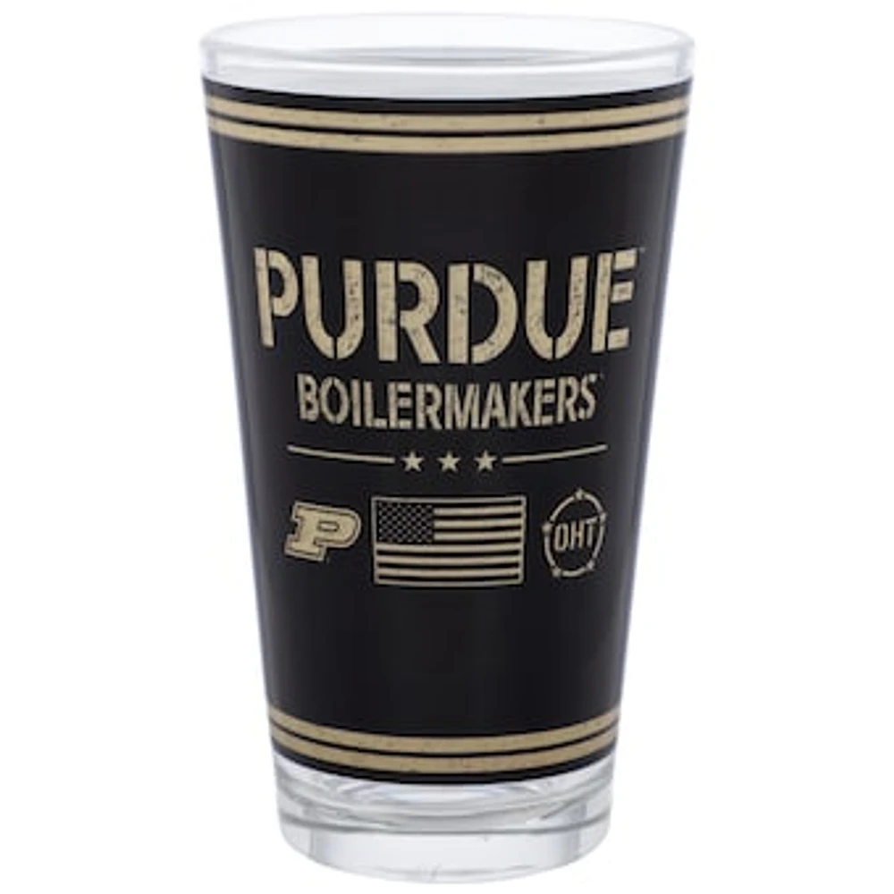 Purdue Boilermakers 16oz. OHT Military Appreciation Pint Glass