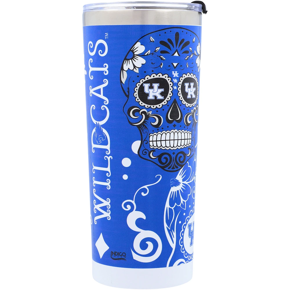 Kentucky Wildcats 24oz. Dia De Los Muertos Stainless Steel Tumbler