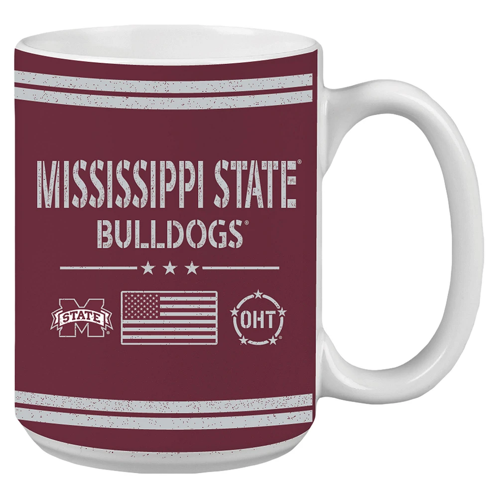 Mississippi State Bulldogs 15oz. OHT Military Appreciation Mug