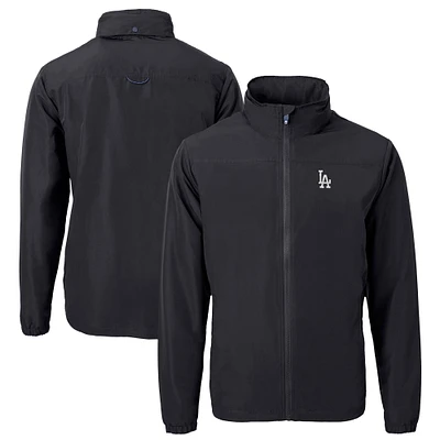 Men's Cutter & Buck Los Angeles Dodgers Charter Eco Recycled Full-Zip Jacket