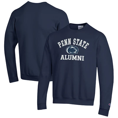 Men's Champion Navy Penn State Nittany Lions Alumni Logo Arch Pullover Sweatshirt