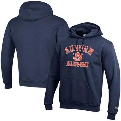 Men's Champion Navy Auburn Tigers Alumni Logo Pullover Hoodie