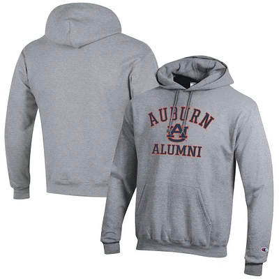 Men's Champion Gray Auburn Tigers Alumni Logo Pullover Hoodie