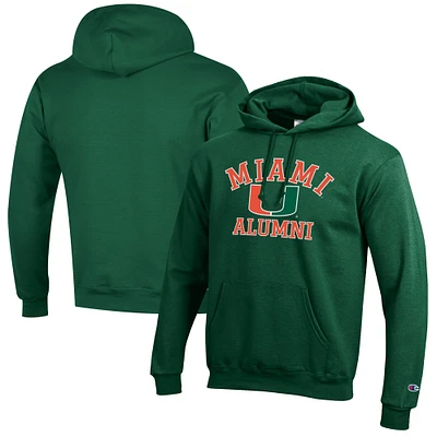 Men's Champion Miami Hurricanes Alumni Logo Pullover Hoodie