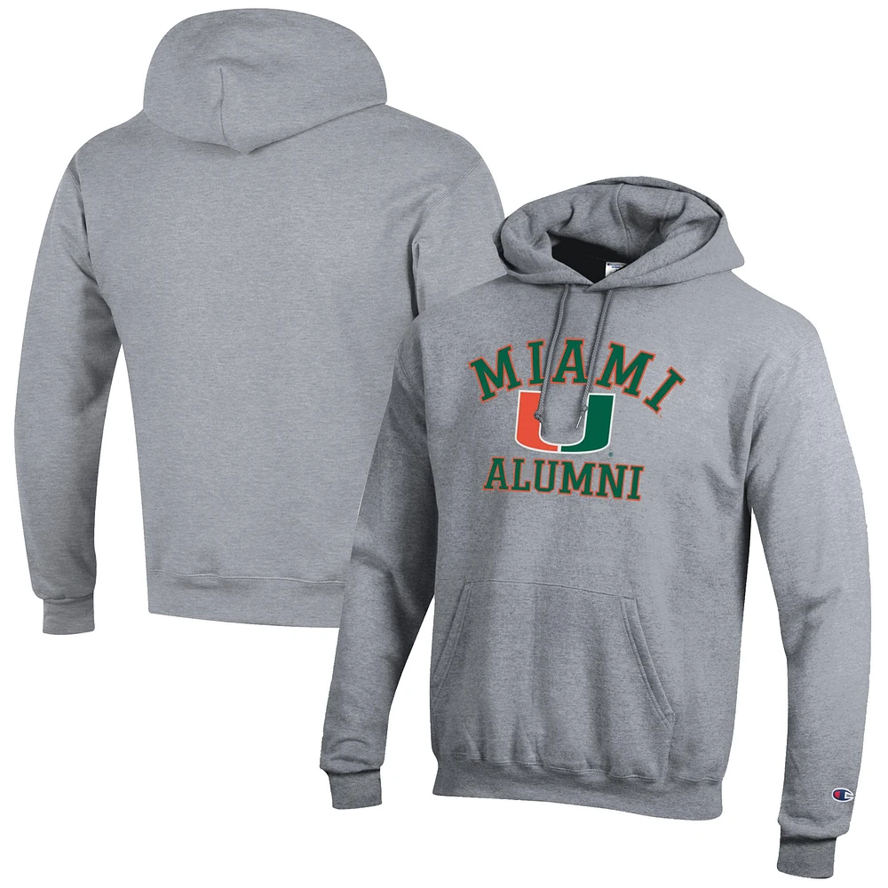 Men's Champion Miami Hurricanes Alumni Logo Pullover Hoodie
