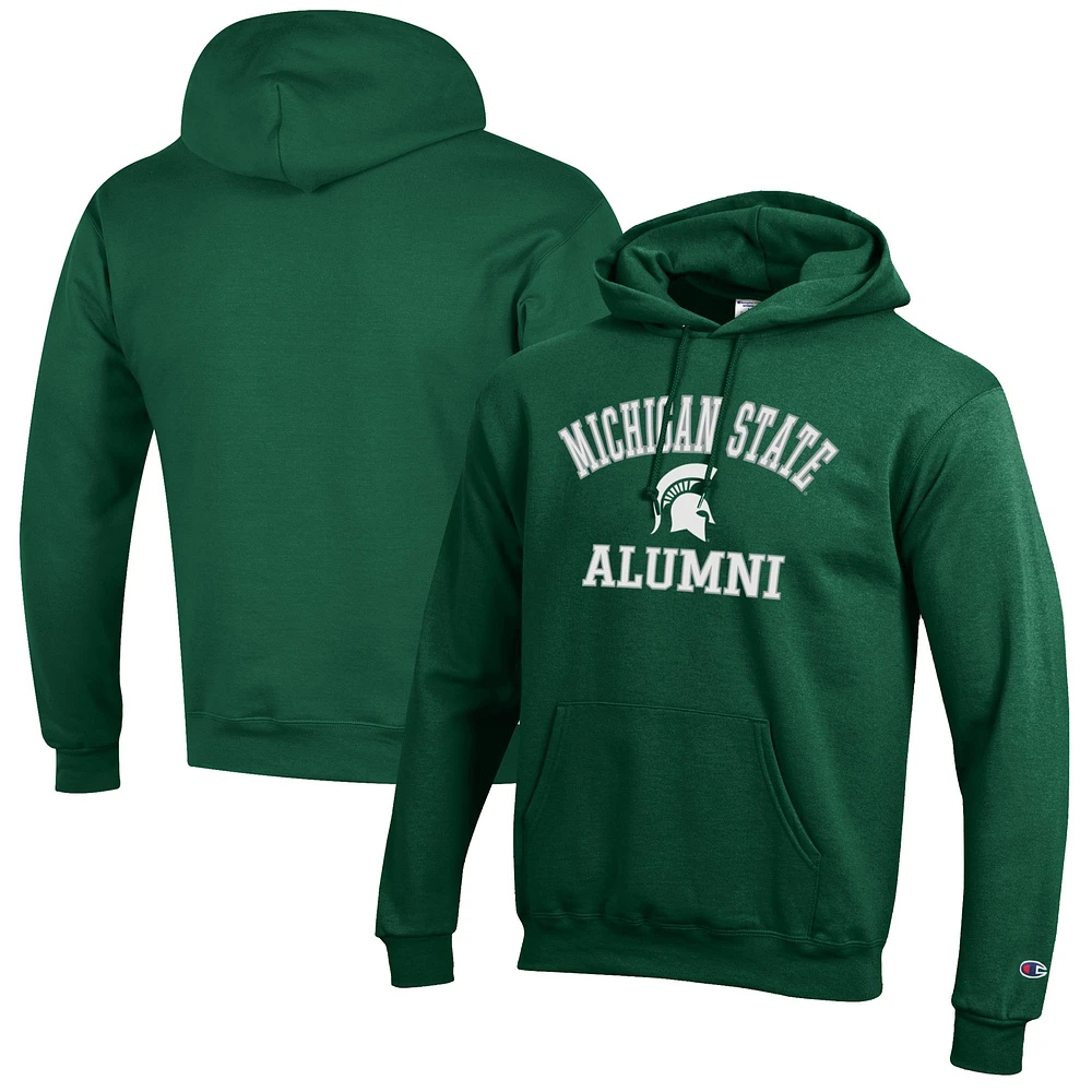 Men's Champion Michigan State Spartans Alumni Logo Pullover Hoodie