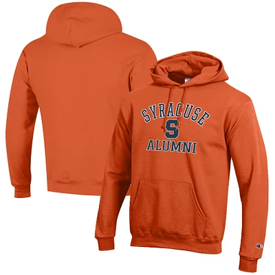 Men's Champion Orange Syracuse Alumni Logo Pullover Hoodie