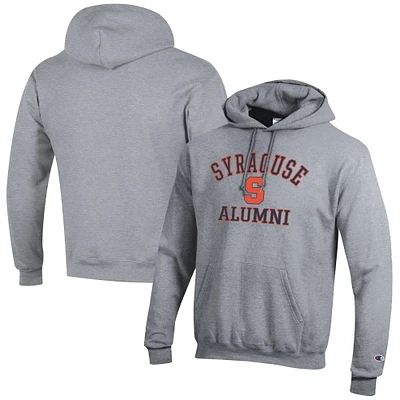 Men's Champion Gray Syracuse Orange Alumni Logo Pullover Hoodie