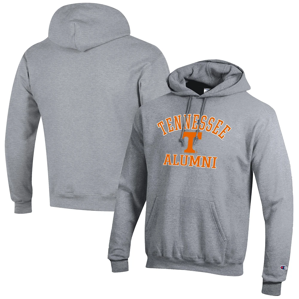 Men's Champion Gray Tennessee Volunteers Alumni Logo Pullover Hoodie