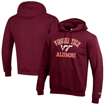Men's Champion Maroon Virginia Tech Hokies Alumni Logo Pullover Hoodie