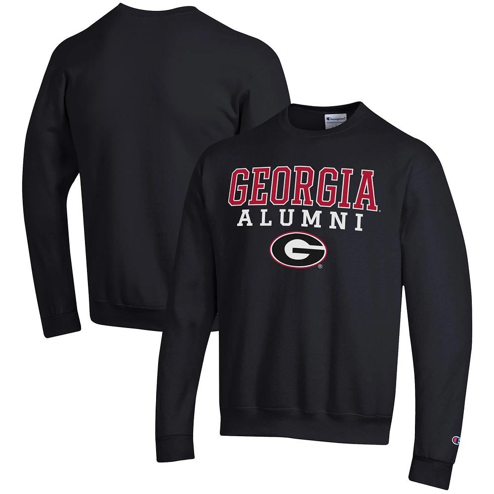 Men's Champion Georgia Bulldogs Alumni Logo Pullover Sweatshirt