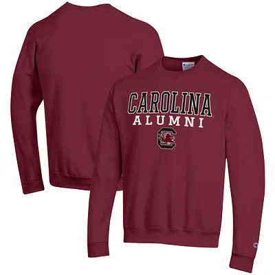 Men's Champion Garnet South Carolina Gamecocks Alumni Logo Pullover Sweatshirt