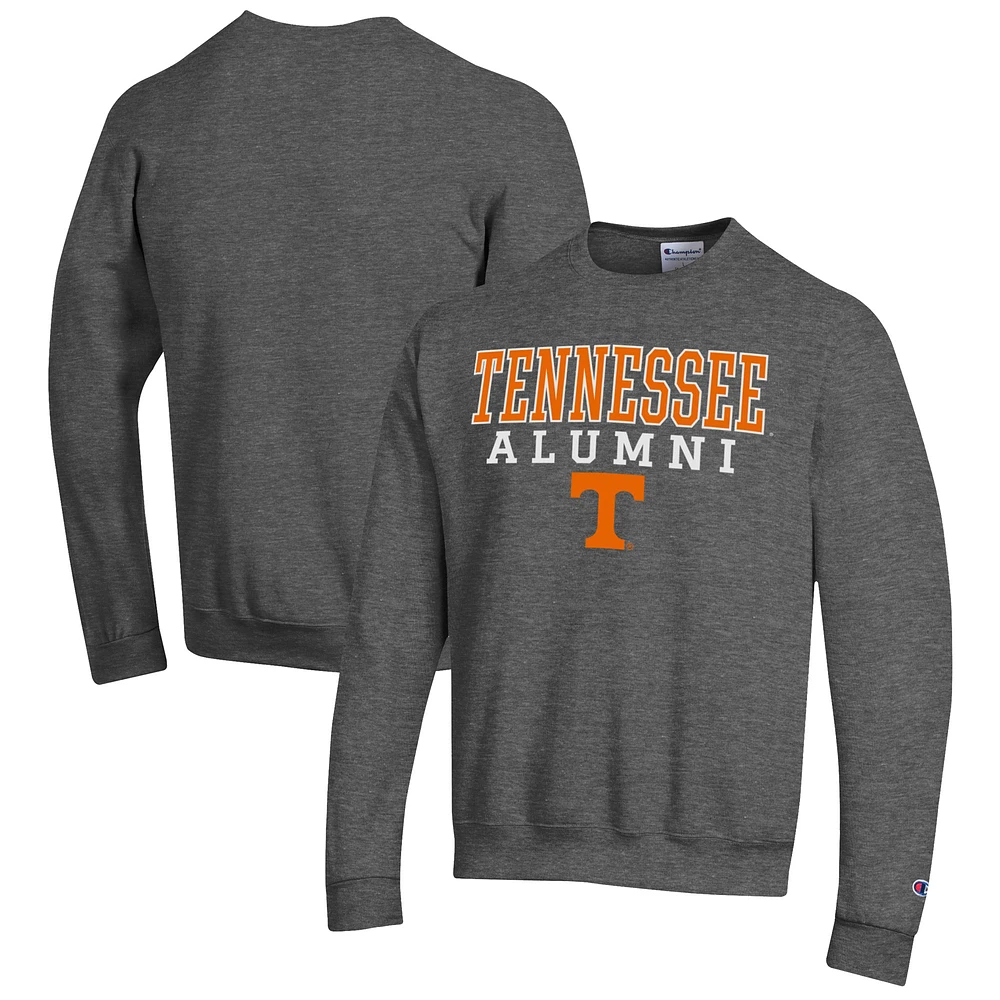 Men's Champion Charcoal Tennessee Volunteers Alumni Logo Pullover Sweatshirt
