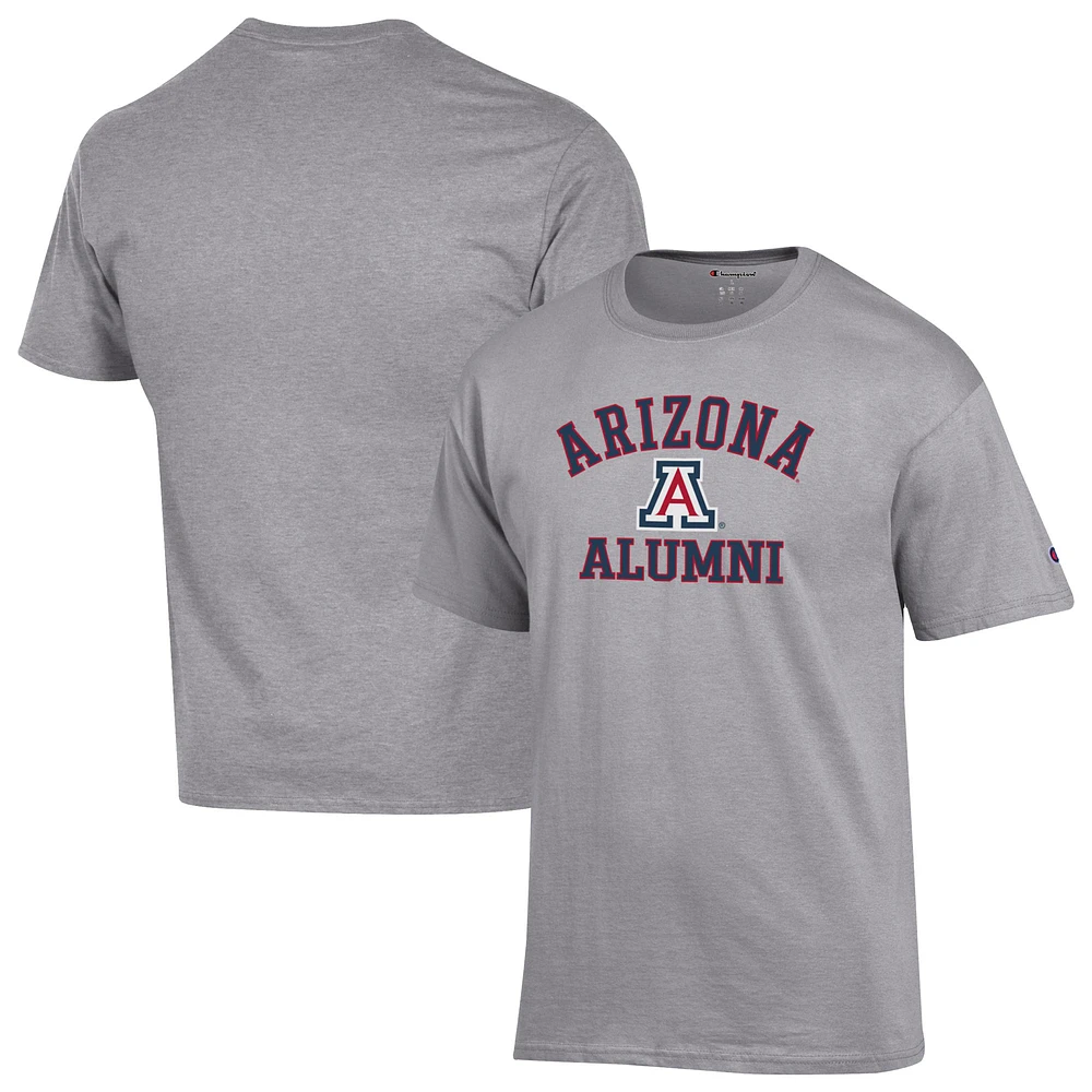 Men's Champion Gray Arizona Wildcats Alumni Logo T-Shirt