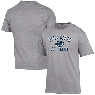 Men's Champion Gray Penn State Nittany Lions Alumni Logo T-Shirt