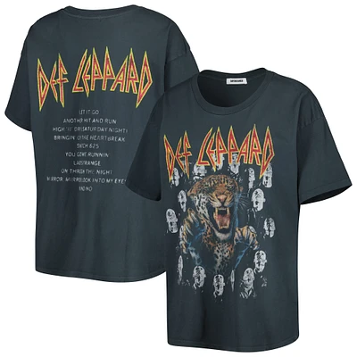 Women's Black Def Leppard Graphic T-Shirt