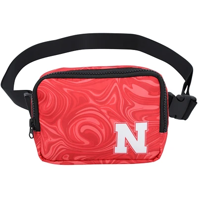 Women's ZooZatz Nebraska Huskers Swirly Belt Adjustable Fanny Pack Bag