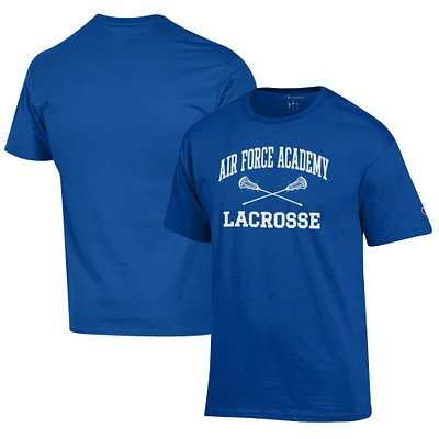 Men's Champion Royal Air Force Falcons Lacrosse Icon T-Shirt