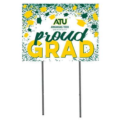 Arkansas Tech 18" x 24" Proud Grad Yard Sign