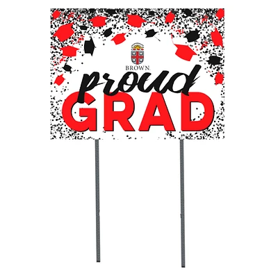Brown Bears 18" x 24" Proud Grad Yard Sign