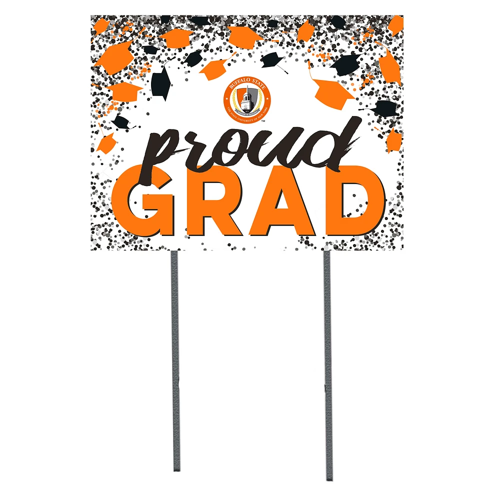 Buffalo State Bengals 18" x 24" Proud Grad Yard Sign