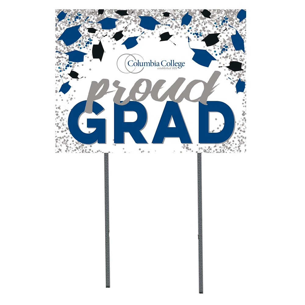 Columbia College of Missouri Cougars 18" x 24" Proud Grad Yard Sign