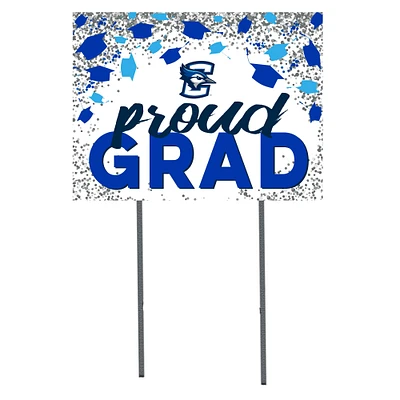 Creighton Bluejays 18" x 24" Proud Grad Yard Sign