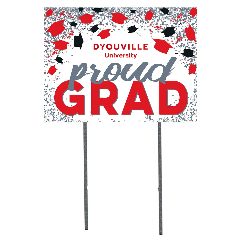D'youville Saints 18" x 24" Proud Grad Yard Sign