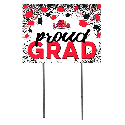 Lamar Cardinals 18" x 24" Proud Grad Yard Sign
