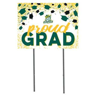 Lees-McRae Bobcats 18" x 24" Proud Grad Yard Sign